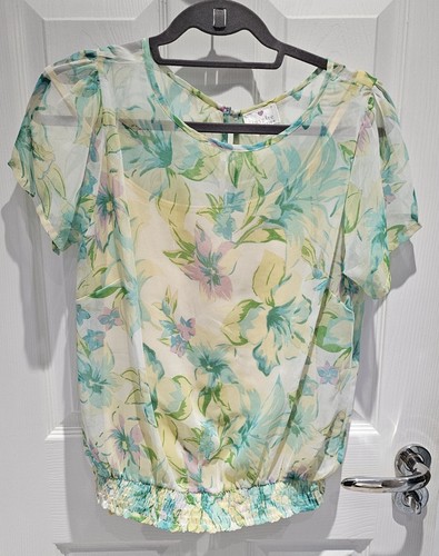 Ladies chiffon green - &, yellow