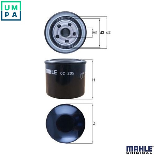 Oil filter 205 for - oil, oc