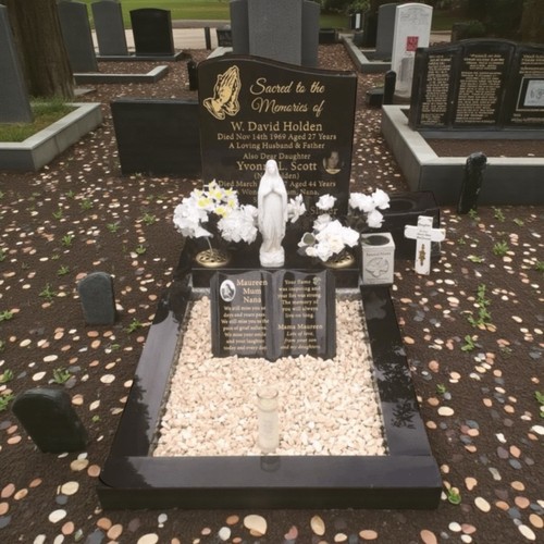 Adult grave edgings foot - grave,