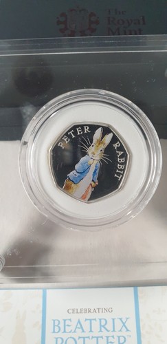 Peter rabbit silver proof - rabbit,