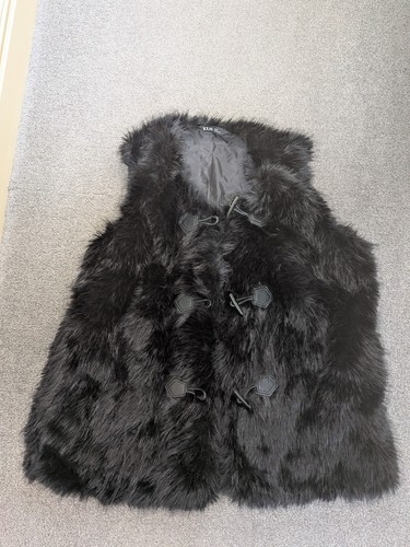 Yours black gilet - yours, fur