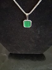STUNNING GREEN STONE PENDANT