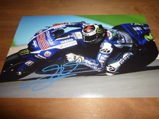 JORGE LORENZO signed 12X8