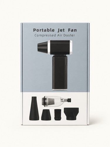 Portable jet fan - fan, compressed