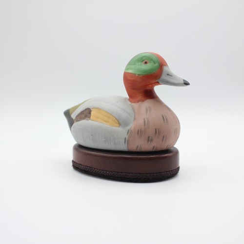 Green winged teal ceramic lint - green-winged,
