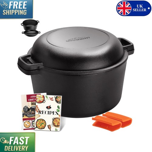 Quart pre seasoned - 5, iron