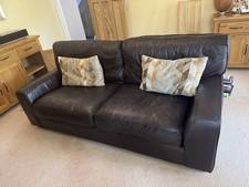 M&S 3 Seater Italian Brown