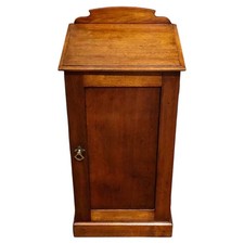 Edwardian Walnut Bedside Table or Nightstand