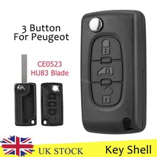 3 Button Flip Remote Key Fob