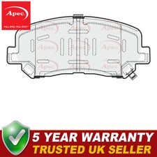 Apec Front Brake Pads Set Fits