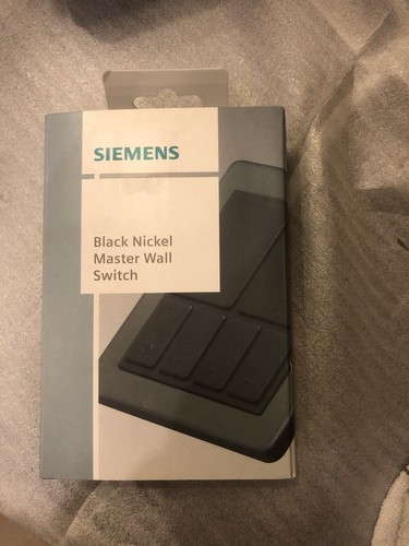 Siemens black nickel master