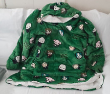 Official oodie harry potter snuddie slytherin oversized blanket hoodie 14 + year