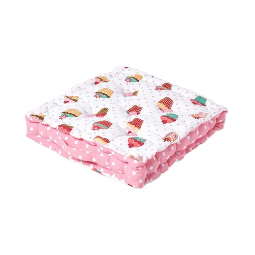 Cotton floral floor cushions - cotton,