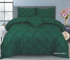 EGYPTIAN COTTON Mix PINTUCK DUVET COVER SET BEDDING SETS DOUBLE KING SUPER KING