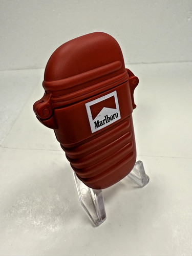 Marlboro gas lighter red matte - gas,