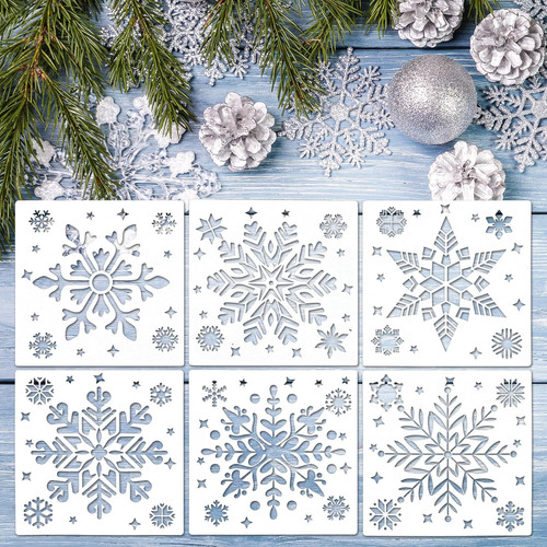 Pcs christmas snowflake - 6,
