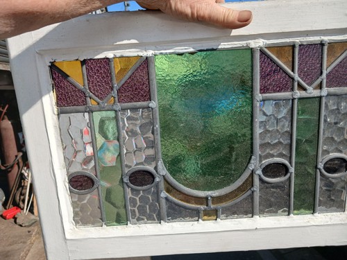 Stunning antique leaded - stunning,
