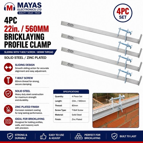 4pc bricklaying profile clamp - profile,