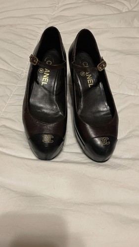 Chanel dark brown leather - dark,