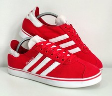 Adidas Originals Gazelle RST 2012 Retro Core Red/Canvas Trainers Size UK 10