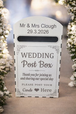 Post box Personalised  Wedding