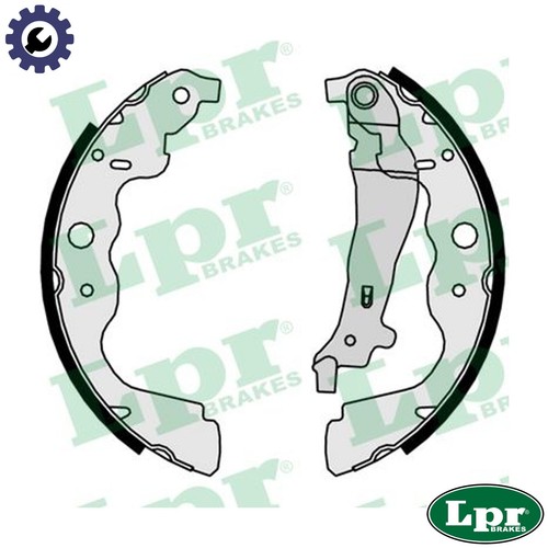Brake shoe set 09890 - shoe,