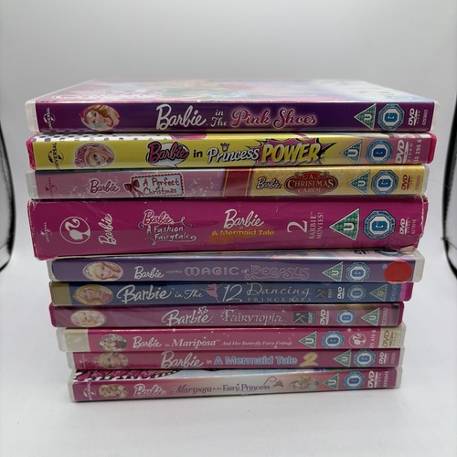 Barbie doll dvd - movies, bundle