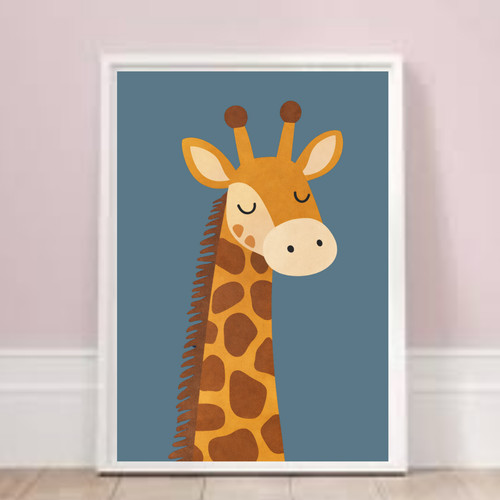 Safari animal nursery wall art - nursery,