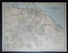 Antique 1912 Map - Plan of