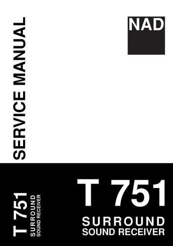 Service manual for - , t751
