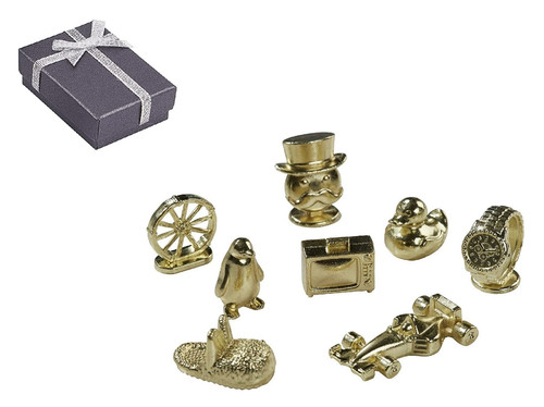 Monopoly token gold pieces - monopoly,
