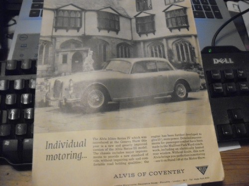 Alvis coventry litre - alvis, of