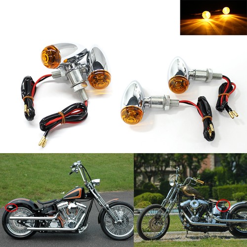 Silver motorcycle mini turn - 4x,