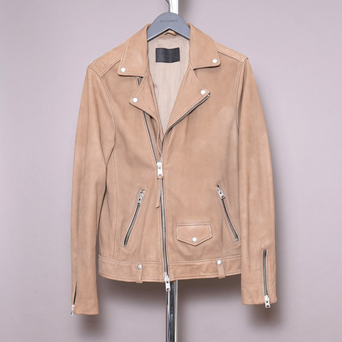 All saints leather jacket - jacket, mens