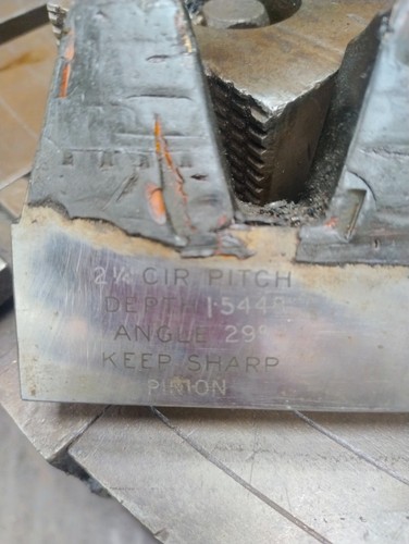 Sunderland gear planer cutter