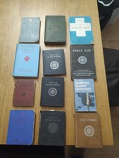 First aid books collectable, various titles and ages