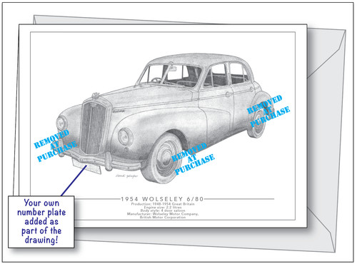 Wolseley personalised - 6/80,