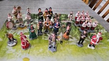 Set of 29 Lemax Christmas Figures, Includes Musicians, Choirs, Carol Singers Etc