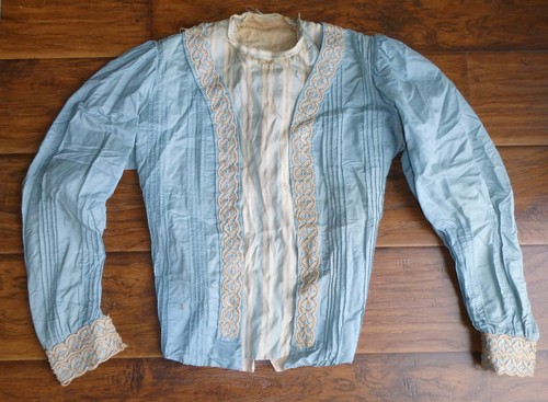 Edwardian soft blue silk - edwardian,