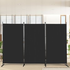 3 Panel Folding Room Divider Freestanding Wall Privacy Screen Protector