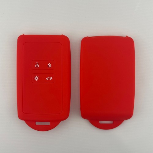 Renault key fob cover red - key,