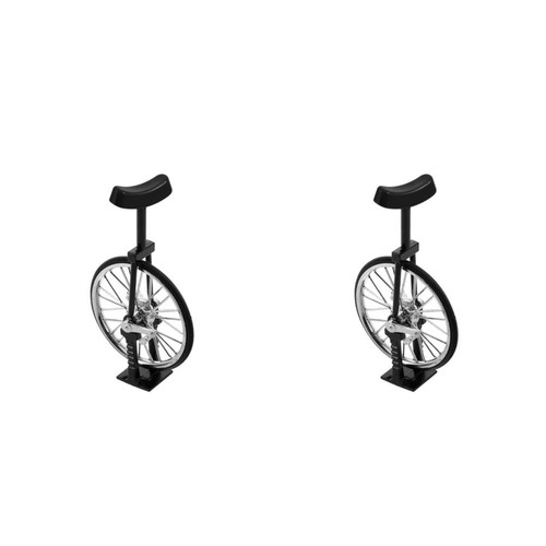 2pcs mini unicycle ornament - unicycle,