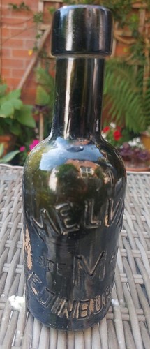 Rare vintage green glass beer - rare,