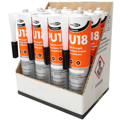 Black pu18 sealant adhesive - pu18,