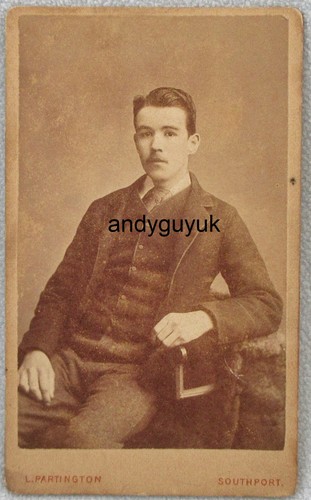 Cdv young man named johnson - cdv,