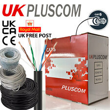 50-305M RJ45 Cat5e-Cat6 Ethernet Network IN/OUTDOOR FTP UTP Roll Cable Lead Lot