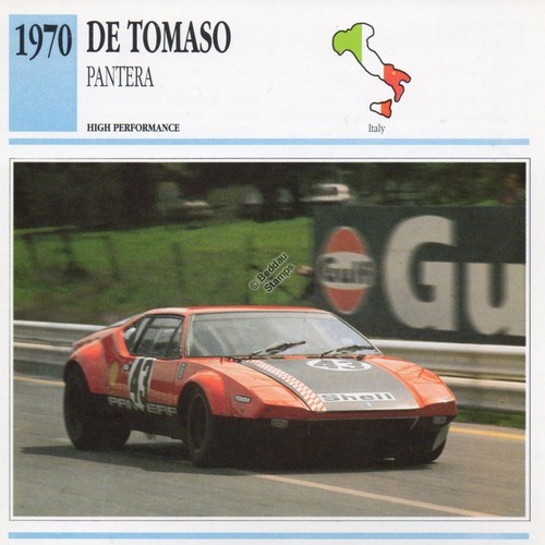 1970 tomaso pantera racing - tomaso,