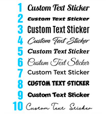 CUSTOM TEXT Personalised Name