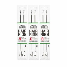 KORDA - BASIX HAIR RIGS WIDE GAPE - READY TIED RIGS