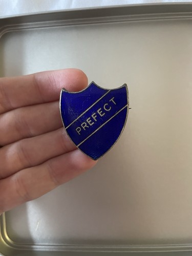 Vintage school prefect - prefect, enamel
